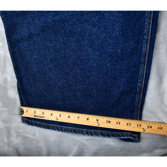 American Eagle Jeans Womens 20 Long (37x33) Curvy Super Hi-Rise Baggy Wide Leg - Picture 6 of 12